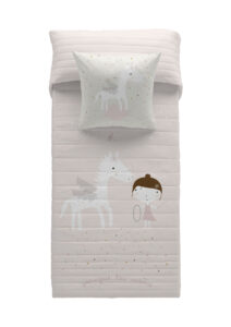 Colcha Infantil reversible Hada Pegaso