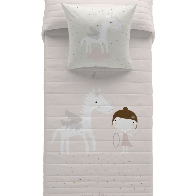 Colcha Infantil reversible Hada Pegaso