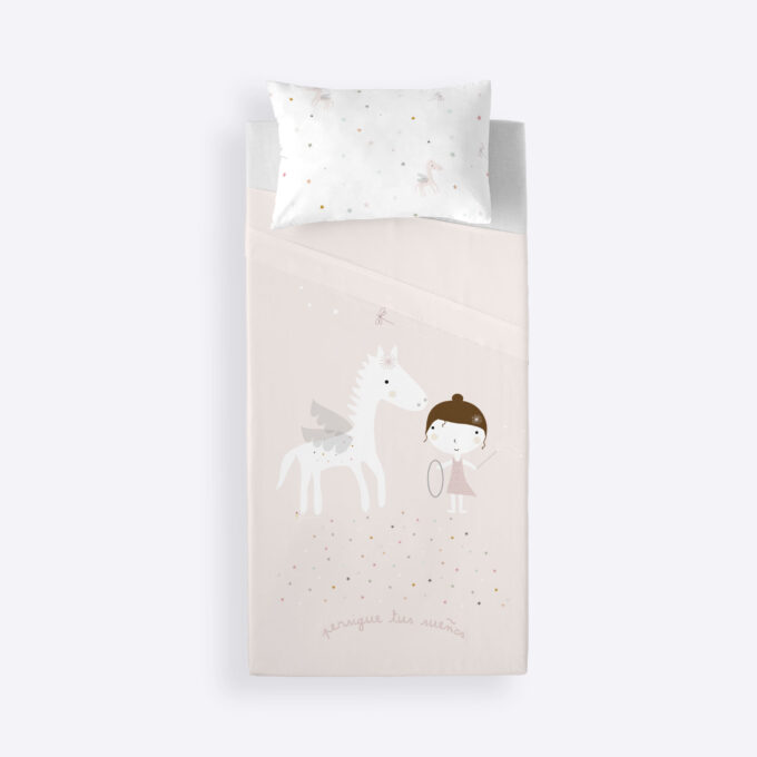 Sábanas Infantiles Hada Pegaso