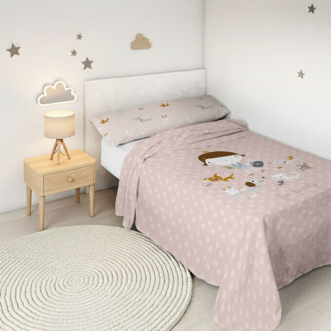 Sábanas Infantiles Amigos Peludos