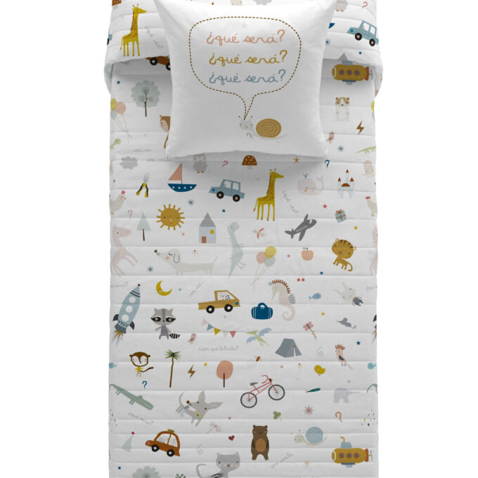 Colcha Infantil reversible Veo veo