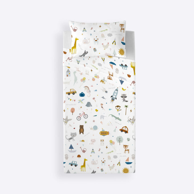 Sábanas Infantiles Veo Veo estampado
