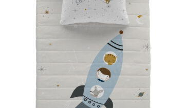 Fundas nórdicas infantiles de planetas y espacio: decoración original para niños