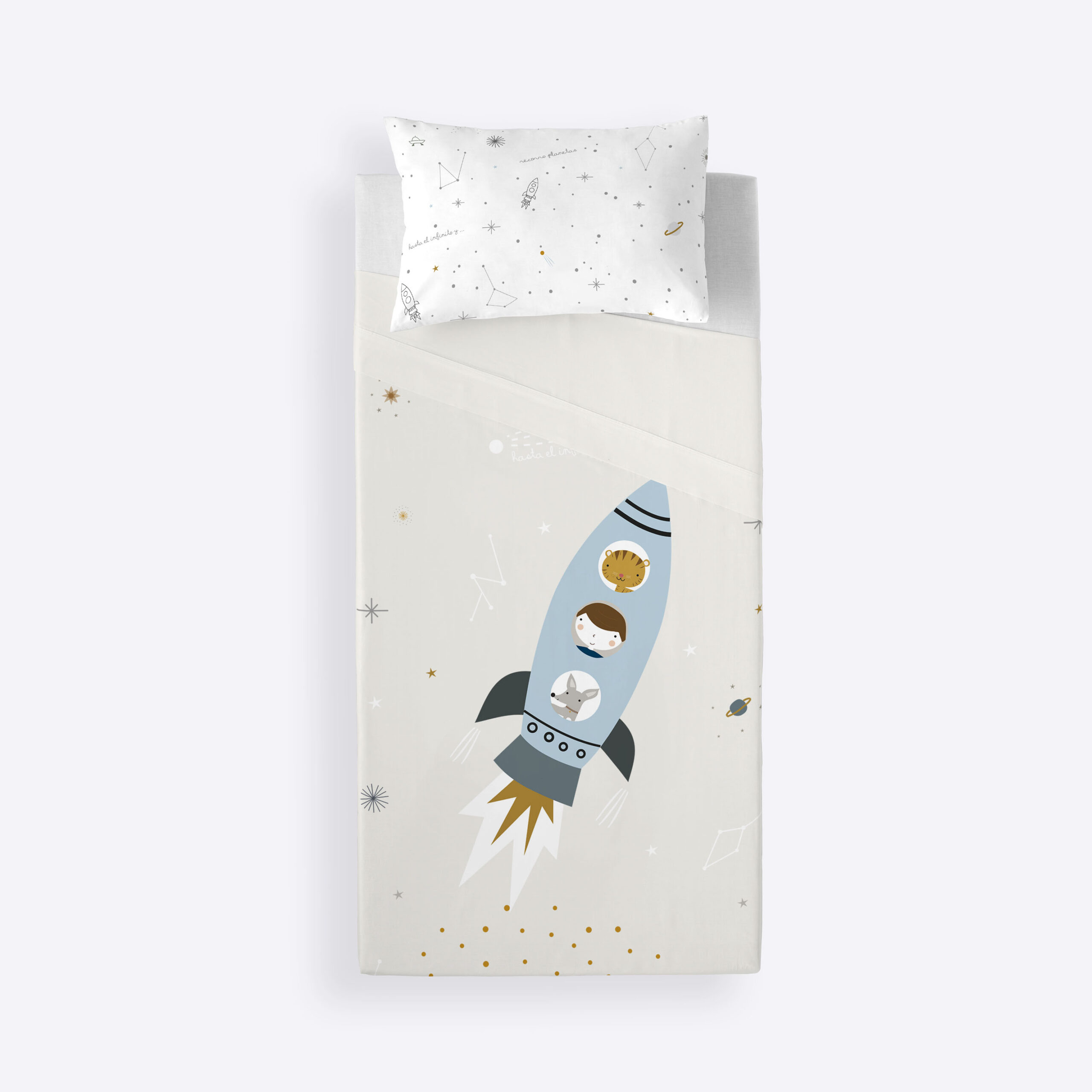 Sábanas Infantiles Viaje Espacial