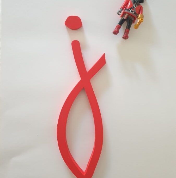 Letras de pared Frase Jugar y Jugar