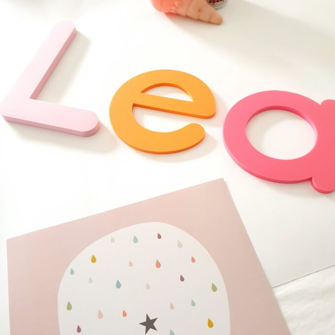 Letras decorativas Nombre o Frase Round