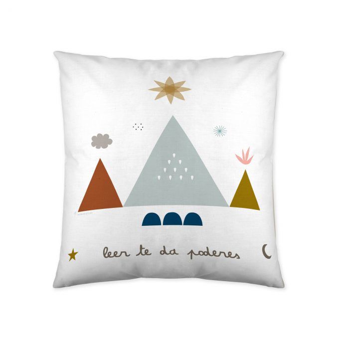 Funda cojín reversible Barco Montaña
