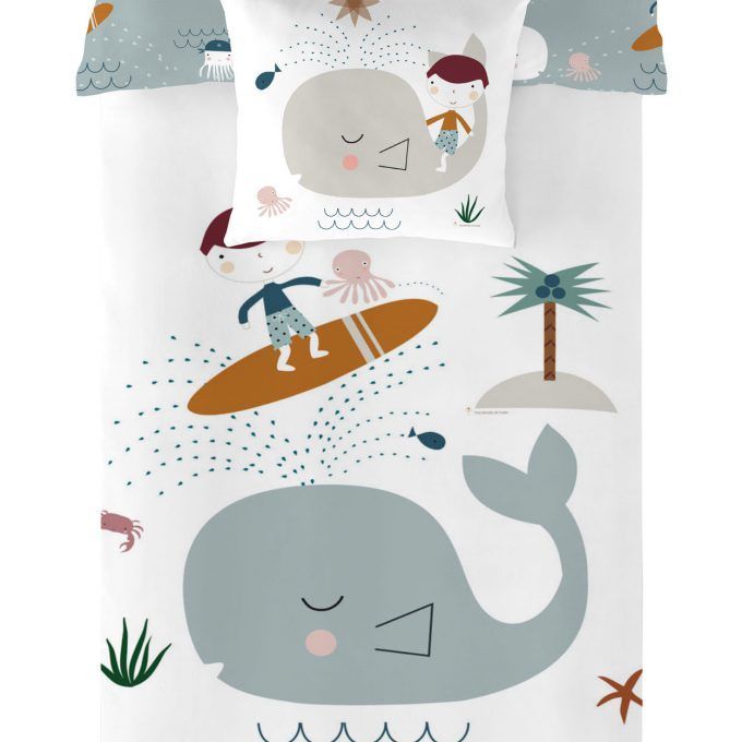 Funda nórdica reversible Surfer
