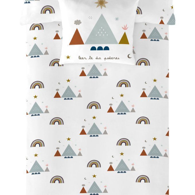 Funda nórdica reversible Ratoncito azul