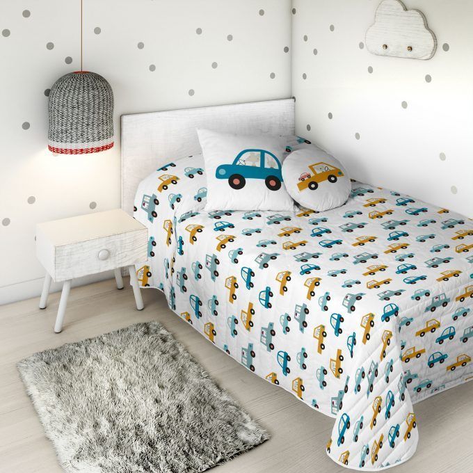 Colcha Bouti Infantil Coches