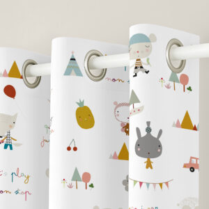 Cortinas infantiles de animalitos
