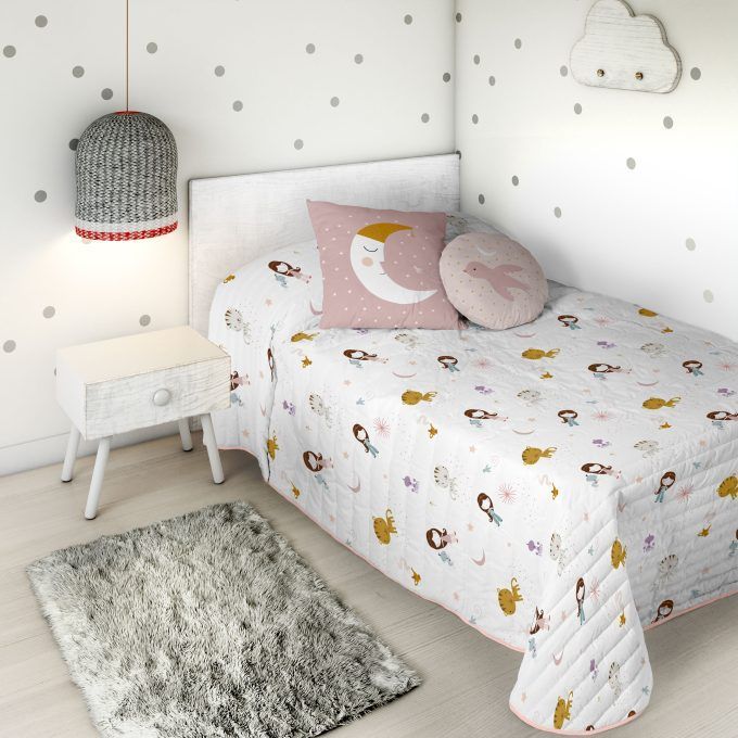 Colcha Bouti Infantil reversible Mil y una Noches