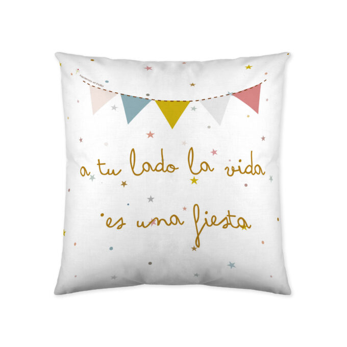 Funda cojín infantil reversible Fiesta