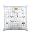 Funda cojín infantil reversible Aventura Bosque