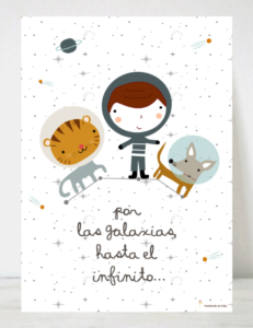 Lámina infantil Amigos Peludos