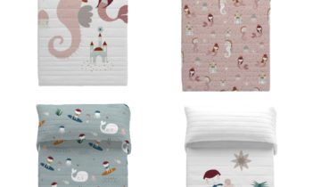 Colchas infantiles reversibles de entretiempo