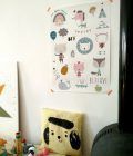 póster infantil animalitos del bosque