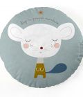 cojín infantil ratón azul