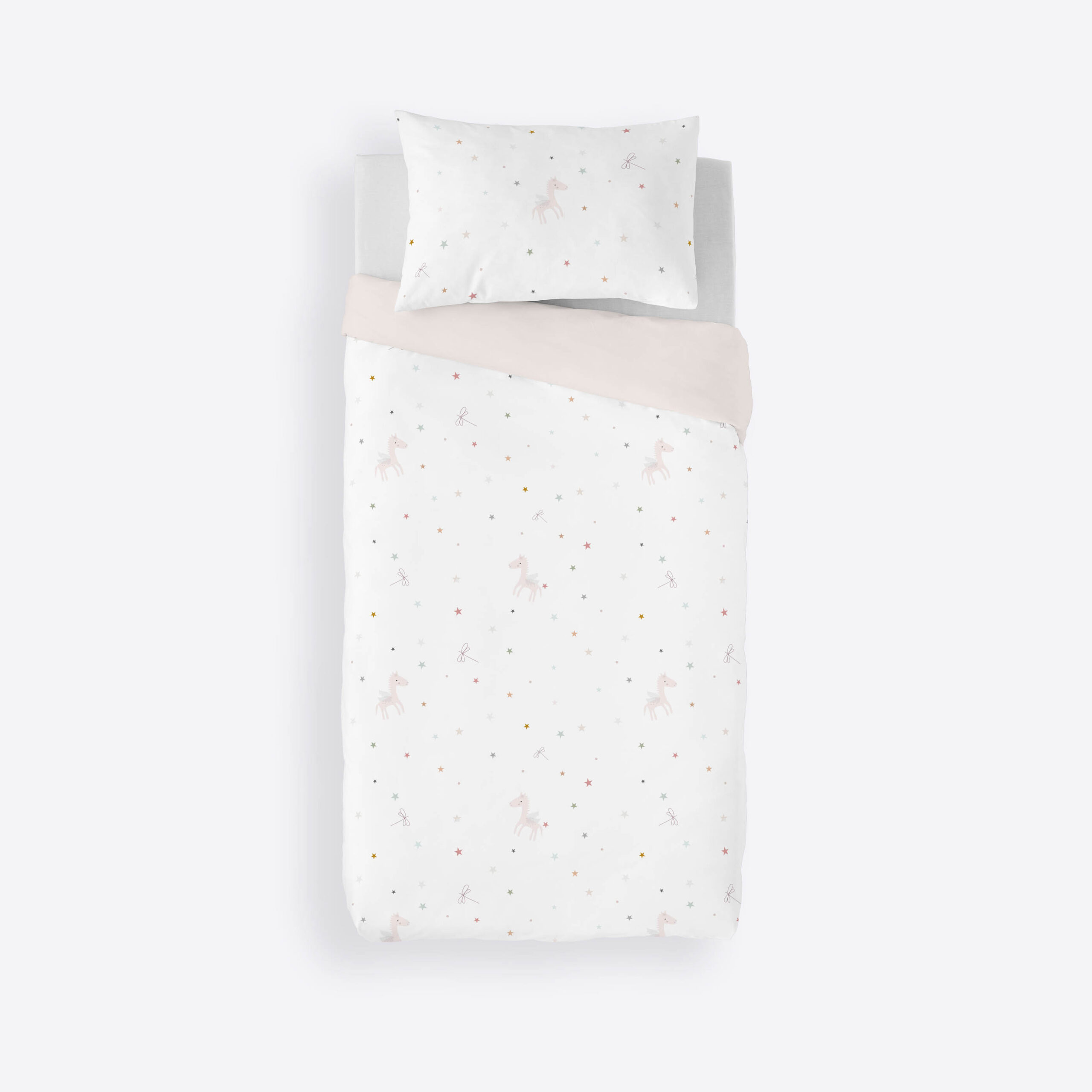 Funda nórdica infantil reversible Hada Pegaso - Imagen 3