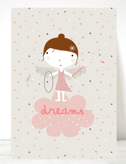 Lámina Infantil Hada Dreams