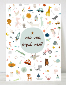 Lámina Infantil Veo Veo