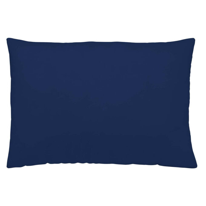 Funda almohada azul mar
