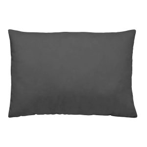 Funda almohada gris oscuro