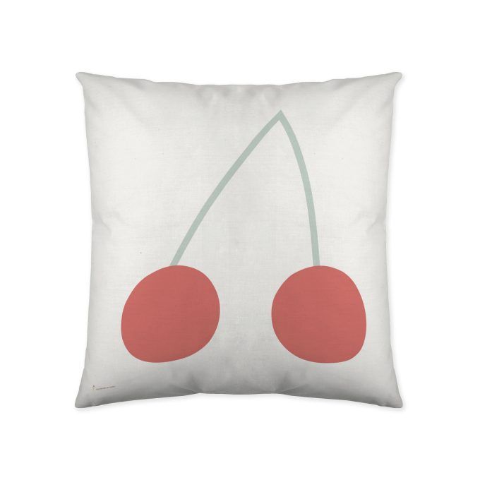 Funda cojín infantil Cereza Pequeñas cosas