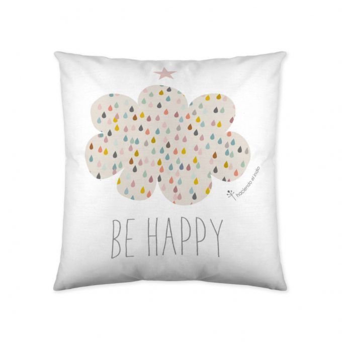 Funda Cojín infantil reversible Nube Happy