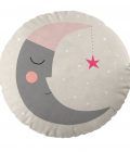 cojín infantil reversible luna y paraguas