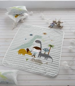 Colcha cuna / Mantita juego Dino pandilla