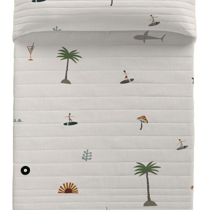 colcha juvenil Good Vibes Surf