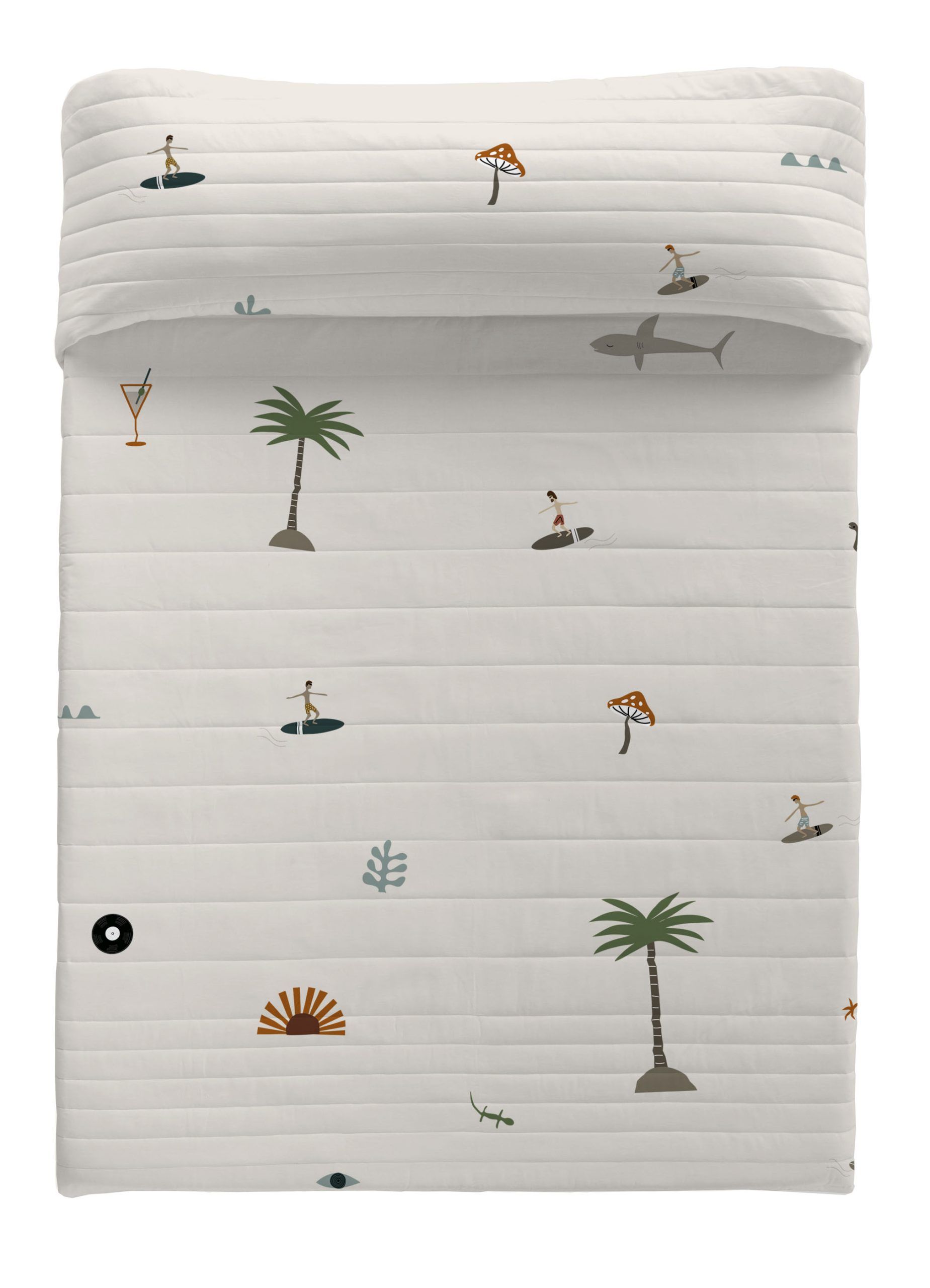 colcha juvenil Good Vibes Surf
