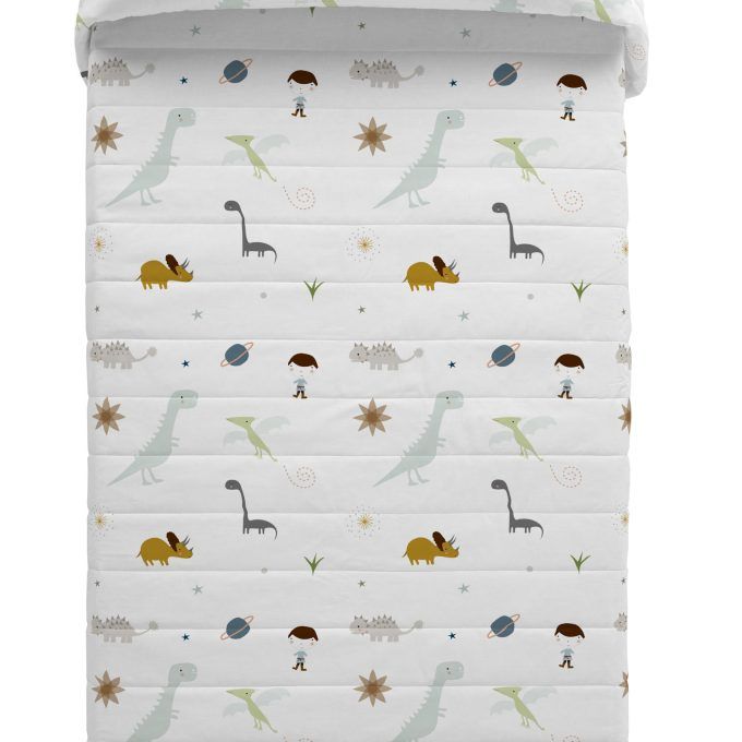 Colcha Infantil reversible Dino Pandilla