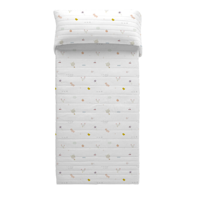 Colcha Infantil reversible Granja Pepita