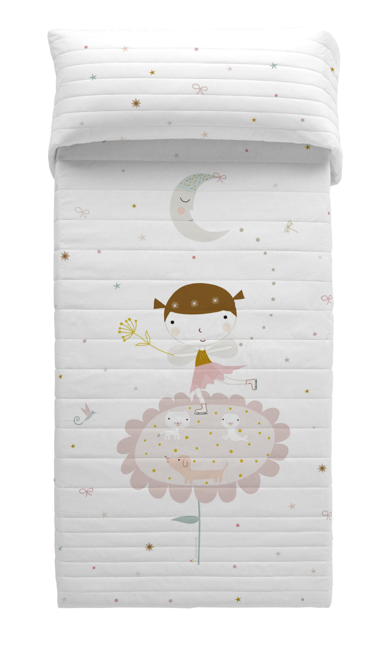 Colcha Infantil reversible Hada Patinadora