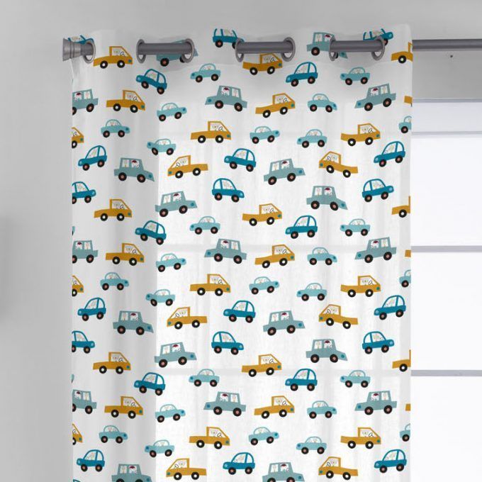Cortina infantil Coches