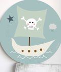 cuadros infantiles barco Pirata