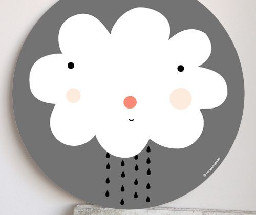 Cuadros, láminas y habitaciones infantiles con nubes