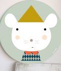 Cuadro infantil Ratoncito vintage