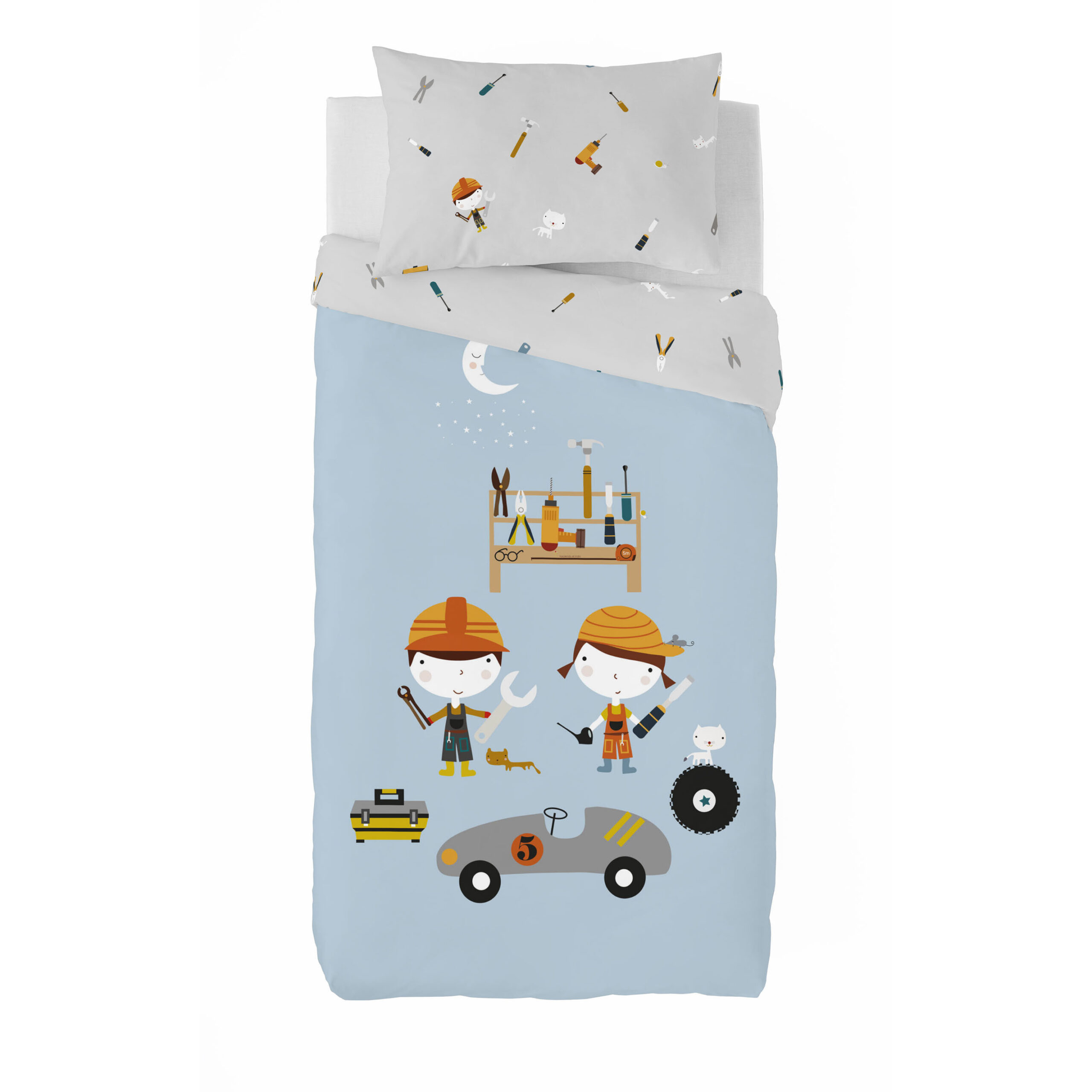 fundas nórdicas infantiles herramientas