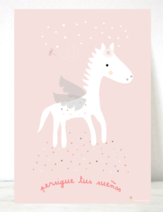 Lámina Infantil Sueños Pegaso