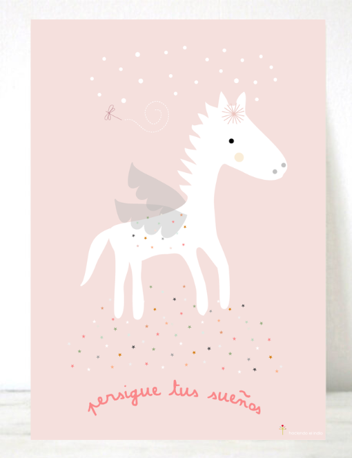 Lámina Infantil Sueños Pegaso