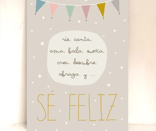 Láminas infantiles para enmarcar con texto