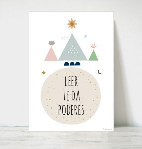 Lámina infantil Leer