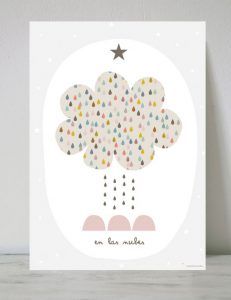 láminas infantil en las nubes
