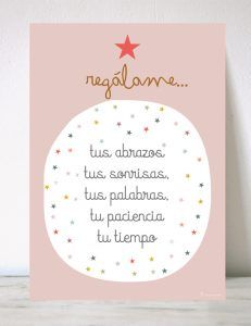 Lámina infantil Regálame