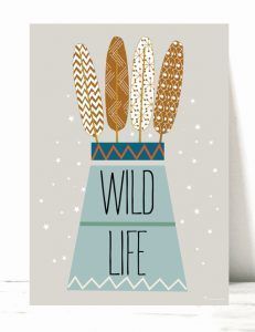 Lámina infantil Wild Life