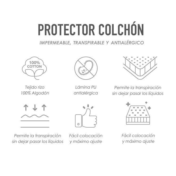 Protector colchón cama y cuna