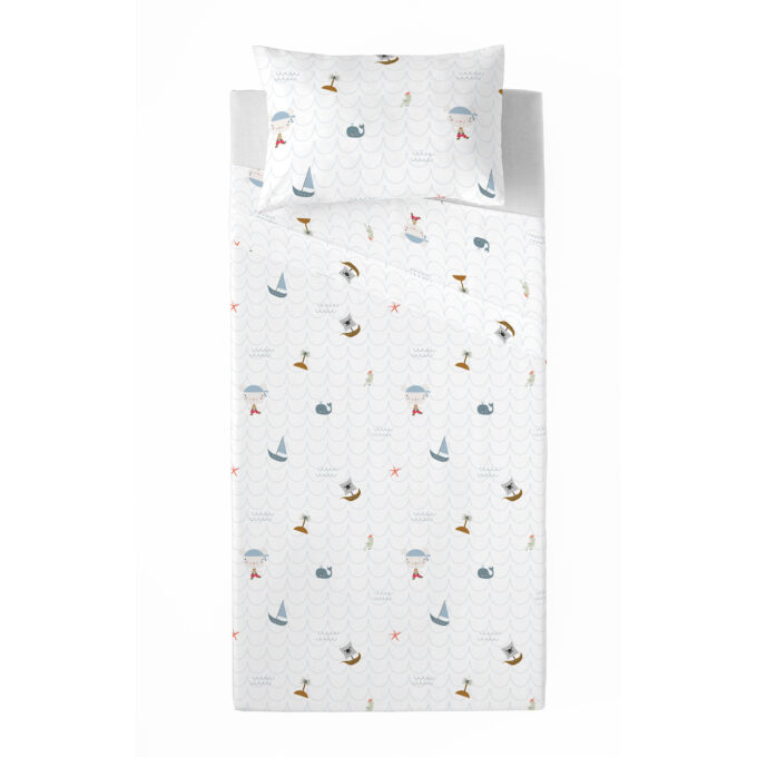 Sábanas Infantiles Pirata ratón estampado